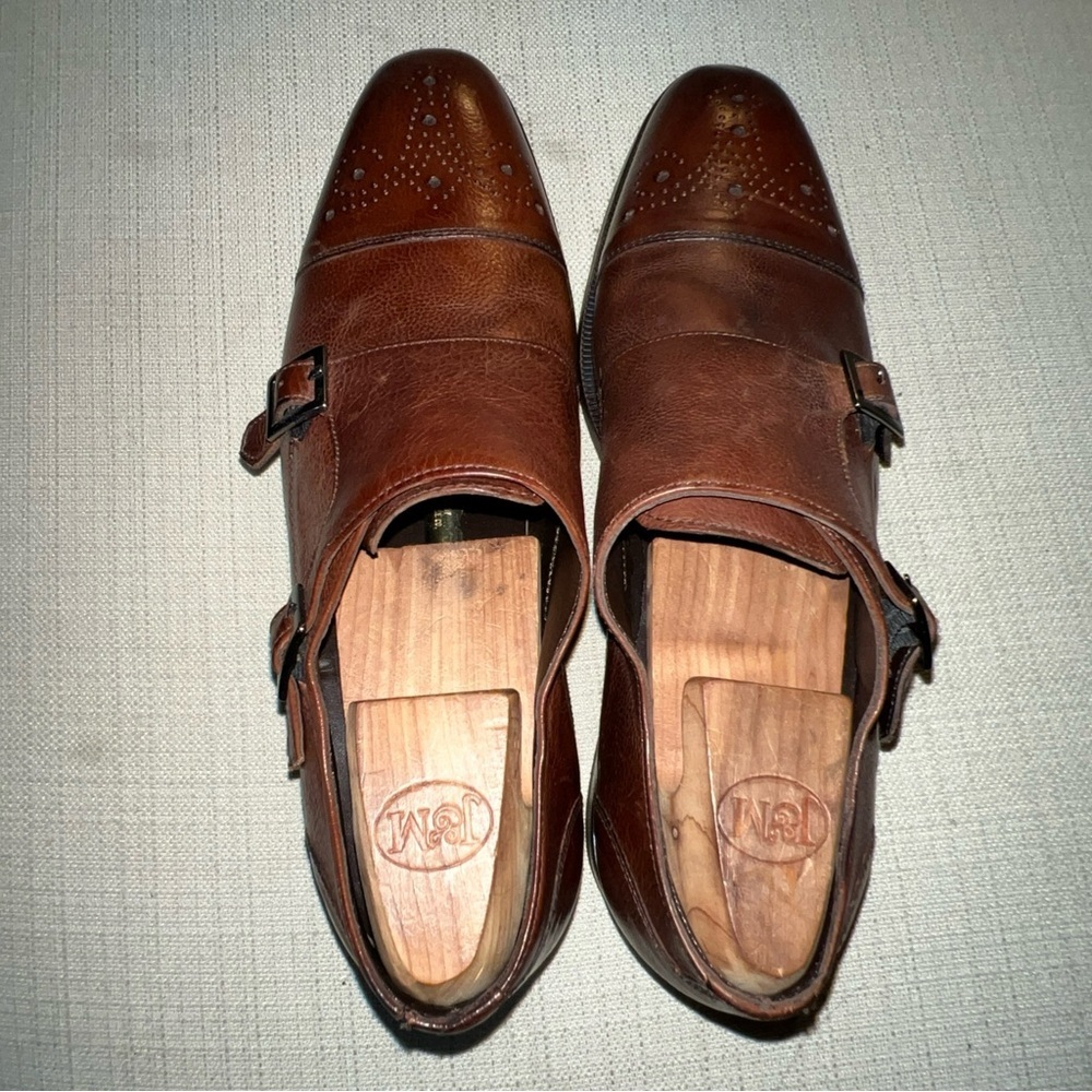 Nettleton Burro(DB) Double Monk Strap Oxford Size… - image 10